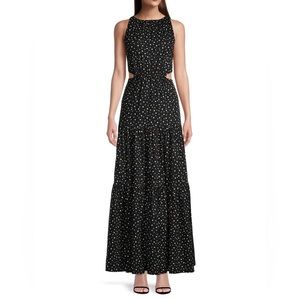 Significant Other: Poppy Polkadot Cut-out Midi Dress